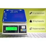 Necklife TSC-30 Hassas Terazi 30 kg, 0,1 gr - Görsel 2
