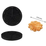 Omake WFL01 E12 Manuel Zamanlayıcılı Tekli Waffle Makinesi, Çiçek Model, Kalıp Çapı 17 Cm, Elektrikli - Görsel 2