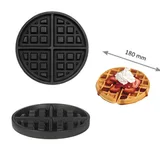 Omake WFL01 E22 Manuel Zamanlayıcılı Çiftli Waffle Makinesi, Yuvarlak Model, Kalıp Çapı 18 Cm, Elektrikli - Görsel 2