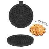 Omake WFL11 E22 Manuel Zamanlayıcılı Çiftli Waffle Makinesi, Çiçek Model, Kalıp Çapı 17 Cm, Elektrikli - Görsel 2
