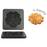 Omake WFL21 E12 Manuel Zamanlayıcılı Tekli Waffle Makinesi, Çiçek Model, Kalıp Çapı 19 Cm, Elektrikli - Görsel 2