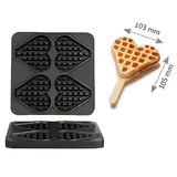 Omake WFL21 E12 Manuel Zamanlayıcılı Tekli Waffle Makinesi, Kalp Model, Kalıp Çapı 10,3x10,5 Cm, Elektrikli - Görsel 2