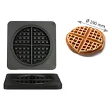 Omake WFL21 E12 Manuel Zamanlayıcılı Tekli Waffle Makinesi, Yuvarlak Model, Kalıp Çapı 19 Cm, Elektrikli - Görsel 2
