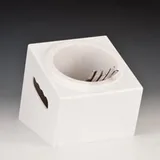 Zicco Polikarbon Kaşık Çatal Standı, Tekli, 16,5x18x15 cm, Beyaz - Görsel 2