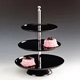 Zicco Polikarbon Pasta Meyve Teşhir Standı, 3 Katlı, 25x30x35x50 cm, Şeffaf - Görsel 3