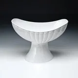 Zicco Polikarbon Teşhir Kasesi, Gondol, Ayaklı, 42,5x25,5x29 cm, Şeffaf - Görsel 2
