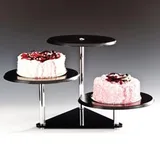Zicco Polikarbon Teşhir Standı, Üçgen Akrilik Ayaklı, Şeffaf - Görsel 2