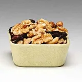 Zicco Renkli Bambu Çerezlik, Köşeli, 7,5x7,5 cm, Beyaz - Görsel 3