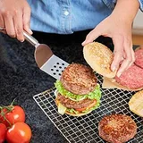 Rösle Açılı Spatula, Paslanmaz Çelik, Delikli, 32 cm - Görsel 2