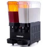 Samixir 40.SMB Klasik Twin Soğuk İçecek Dispenseri, 20+20 Lt, Karıştırıcılı ve Fıskiyeli, Siyah - Görsel 2