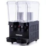 Samixir 40.SSB Klasik Twin Soğuk İçecek Dispenseri, 20+20 Lt, Çift Fıskiyeli, Siyah - Görsel 2