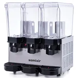 Samixir 60.SMMI Klasik Triple Soğuk İçecek Dispenseri, 20+20+20 Lt, 2 Karıştırıcılı ve 1 Fıskiyeli, Inox - Görsel 2
