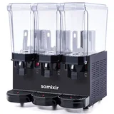 Samixir 60.SSMB Klasik Triple Soğuk İçecek Dispenseri, 20+20+20 lt, 2 Fıskiyeli ve 1 Karıştırıcılı, Siyah - Görsel 2