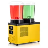 Samixir MM20 Panoromik Twin Soğuk İçecek Dispenseri, 10+10 Lt, Çift Karıştırıcılı, Sarı - Görsel 3