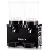 Samixir MM20 Panoromik Twin Soğuk İçecek Dispenseri, 10+10 Lt, Çift Karıştırıcılı, Siyah - Görsel 2