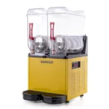Samixir SLUSH24 Slush Twin Buzlu ve Soğuk İçecek Dispenseri, 12+12 Lt, Sarı - Görsel 2