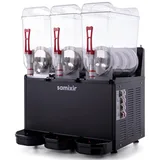 Samixir SLUSH36 Slush Triple Buzlu ve Soğuk İçecek Dispenseri, 12+12+12 Lt, Siyah - Görsel 2