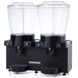 Samixir SS44 Panoramik Twin Soğuk İçecek Dispenseri, 22+22 Lt, Çift Fıskiyeli, Siyah - Görsel 2