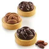 Silikomart Kit Tarte Ring Cocoa Silikon Kalıp, 70 mm - Görsel 3