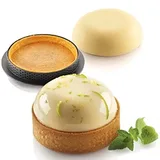 Silikomart Kit Tarte Ring Palet Silikon Kalıp, 70 mm - Görsel 2