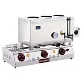 Silverinox 3 Demlikli Çay Kazanı, Çift Taban, Ekonomik, Elektrikli+Doğalgazlı, 60'lık - Görsel 2