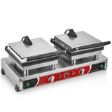 Silverinox Çiftli Kare Waffle Makinesi - Görsel 2