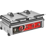 Silverinox Style Elektrikli Çift Kapaklı Hamburger Makinesi, 20 Dilim - Görsel 2