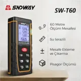 Sndway SW-T60 Lazermetre, 60 m - Görsel 2