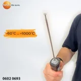 Testo 0602 0693 Düz Yüzeyler İçin Küçük Başlı K Tipi Termokupl - Görsel 3
