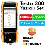 Testo 300 LL Baca Gazı Analiz Cihazı, Yazıcılı Set, 15000 Ppm - Görsel 3