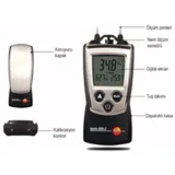 Testo 606-2 Ahşap Beton Nem, Hava Nem ve Sıcaklık Ölçer - Görsel 3