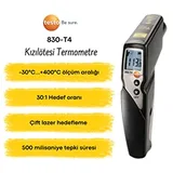 Testo 830-T4 Çift Lazerli Kızılötesi Termometre, 400C, 30:1 Hedef Oranı - Görsel 3