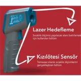 TFA 31.1136.20 Kızılötesi Lazerli Sıcaklık Ölçer - Görsel 2