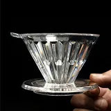 Timemore Crystal Eye 01 V60 Dripper, Plastik, 2 Fincan - Görsel 2