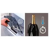 Vacu Vin Aktif Şampanya Soğutucu, Siyah - Görsel 2