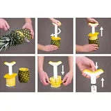 Vacu Vin Ananas Dilimleyici Sarı Beyaz - Görsel 2