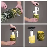 Vacu Vin Ananas Dilimleyici, Siyah Beyaz - Görsel 2