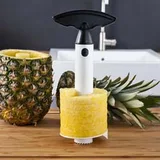 Vacu Vin Ananas Dilimleyici, Siyah Beyaz - Görsel 3