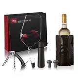 Vacu Vin Şarap Aksesuar Seti, Tirbüşon, Soğutucu, Servis, Vakum Set, Stoper - Görsel 2