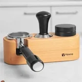 Vosco Ahşap Tamper Standı, 3 Gözlü - Görsel 2