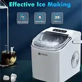 Vosco Ekonomik Set Üstü Buz Makinesi, 12 kg, Beyaz - Görsel 2
