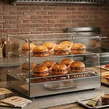 Vosco VFTR-50L Vosco Sıcak Teşhir Dolabı, 50 L, 56,1x38,5x37,1 cm - Görsel 3