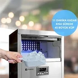 Vosco Vsc- S Küp Buz Makinesi Gün Kapasiteli Saklama Hazne Kapasiteli - Görsel 3