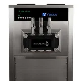 Vosco VXY-P965S Pro Silver Soft 3 Kollu Dondurma Makinesi, 20-28 lt, 2050 W - Görsel 3