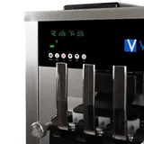 Vosco VXY-PT965S Pro Silver Soft 3 Kollu Set Üstü Dondurma Makinesi, 25-28 lt, 2400 W - Görsel 2