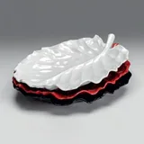 Zicco Yaprak Model Melamin Teşhir Tabağı, 44x34 cm - Görsel 2