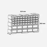 50’LI Modüler Monoblok Çekmece Set - Görsel 2