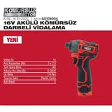 ATTLAS ATBL 16 ID-202C Akülü Kömürsüz Darbeli Vidalama 16V - Görsel 3