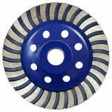 Bora Teknik Tek Sıra Turbo Elmas Çanak - Beton Taş Yüzey Silme Temizleme Diski 125 mm - Görsel 2