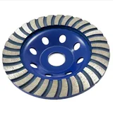 Bora Teknik Tek Sıra Turbo Elmas Çanak - Beton Taş Yüzey Silme Temizleme Diski 125 mm - Görsel 3